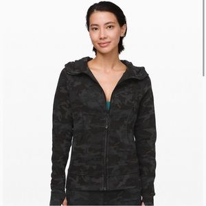 Brand newLululemon scuba hoodie jacket camo zip up
